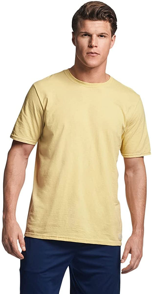 Russell Men's Essential Short-Sleeve Tee Gt Gold XL