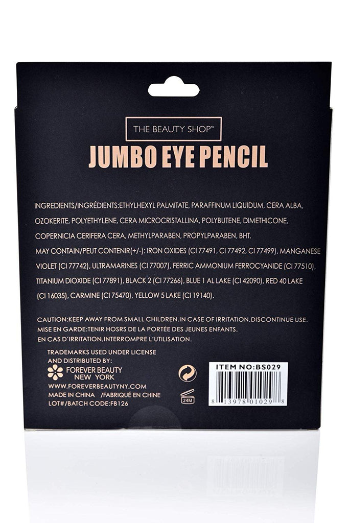 Forever Beauty Eyeliner Eyeshadow Jumbo Pencil Makeup 5-Pack Premium Quality With Sharpener