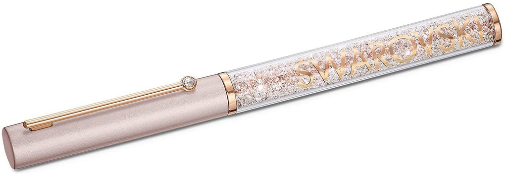 SWAROVSKI Crystalline Gloss Ballpoint Pen Violet Pink Rose-Gold Plated