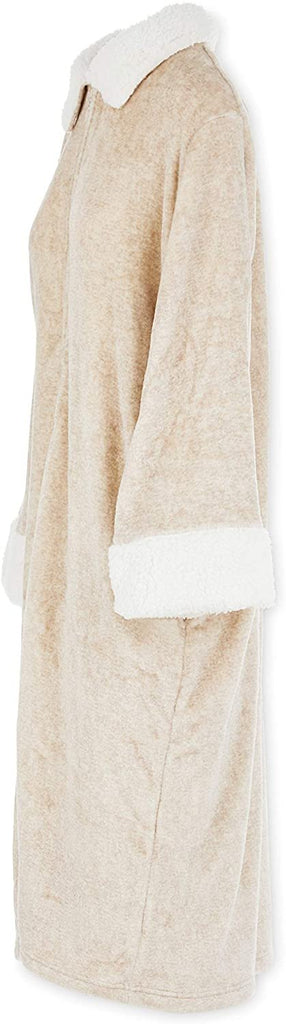 isotoner Womens Plush Robe Soft - Bathrobe Warm Cozy Minky Fleece Lined