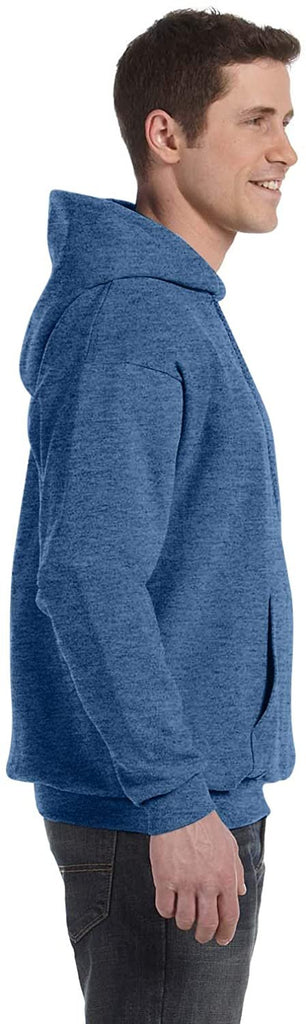Hanes Ecosmart® Hooded Sweatshirt 2XL Heather Blue