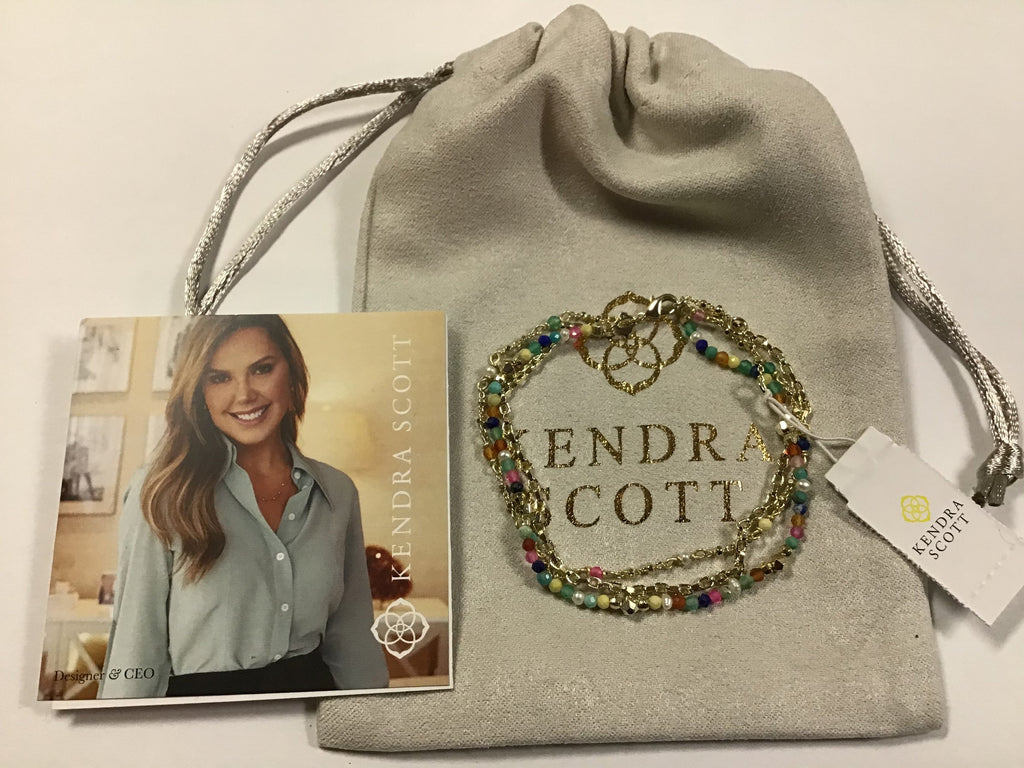 Kendra Scott Delicate Bracelet, Gold Multi-color