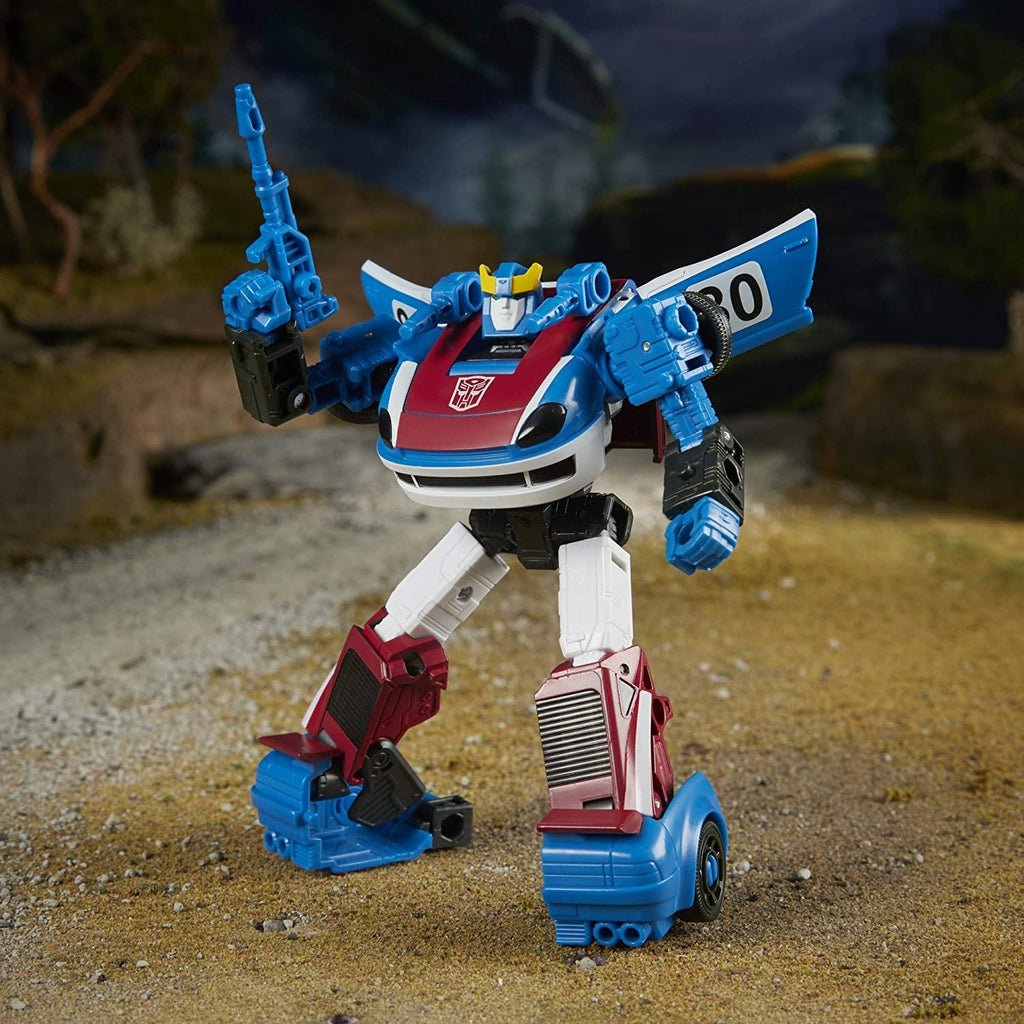 Transformers Toys Generations War for Cybertron: Earthrise Deluxe WFC-E20 Smokescreen Action Figure - Kids Ages 8 and Up, 5.5-inch
