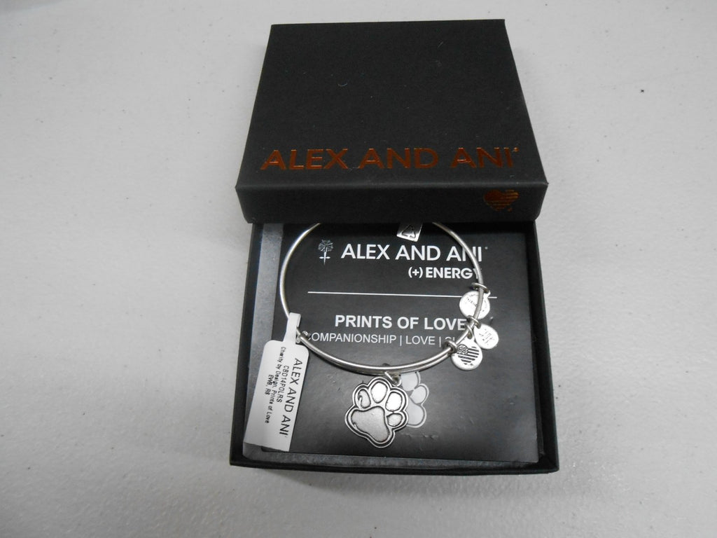 Alex and Ani Charity By Design Prints of Love Bangle Bracelet