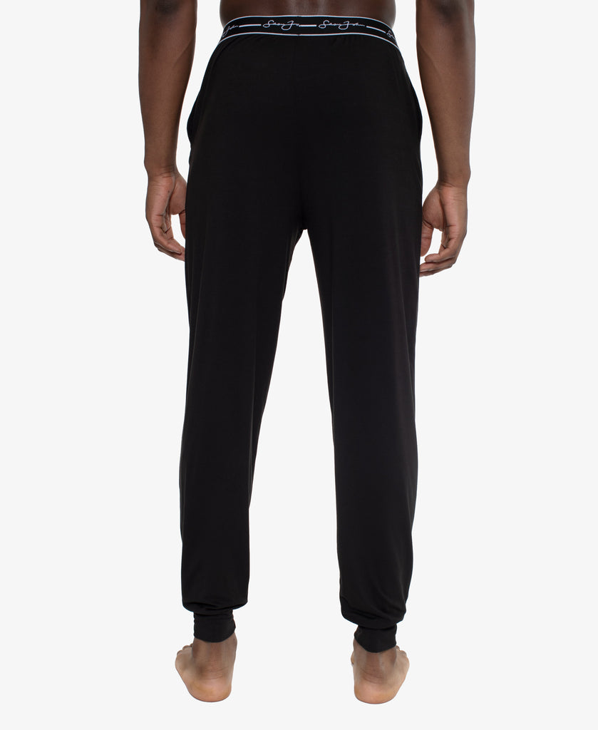 Sean John Mens Lounge Pants - Pockets Jersey Spandex/Polyester Blend Pajamas