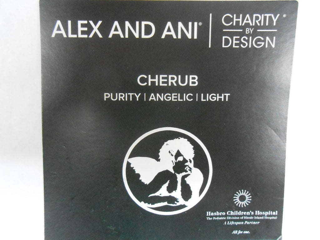 Alex and Ani Women's Charity by Design - Cherub Expandable Charm Bangle Bracelet