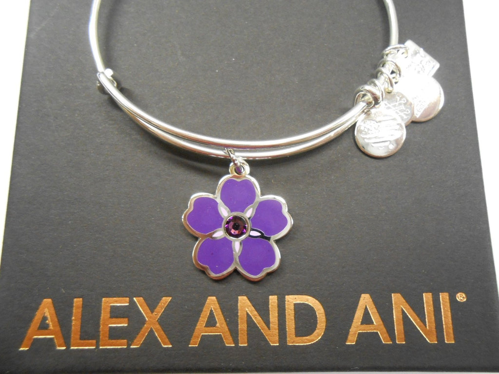 Alex and Ani Womens Charity by Design Forget Me Not Bangle