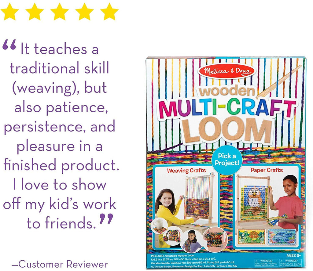 Melissa & Doug Multi-Craft Weaving Loom