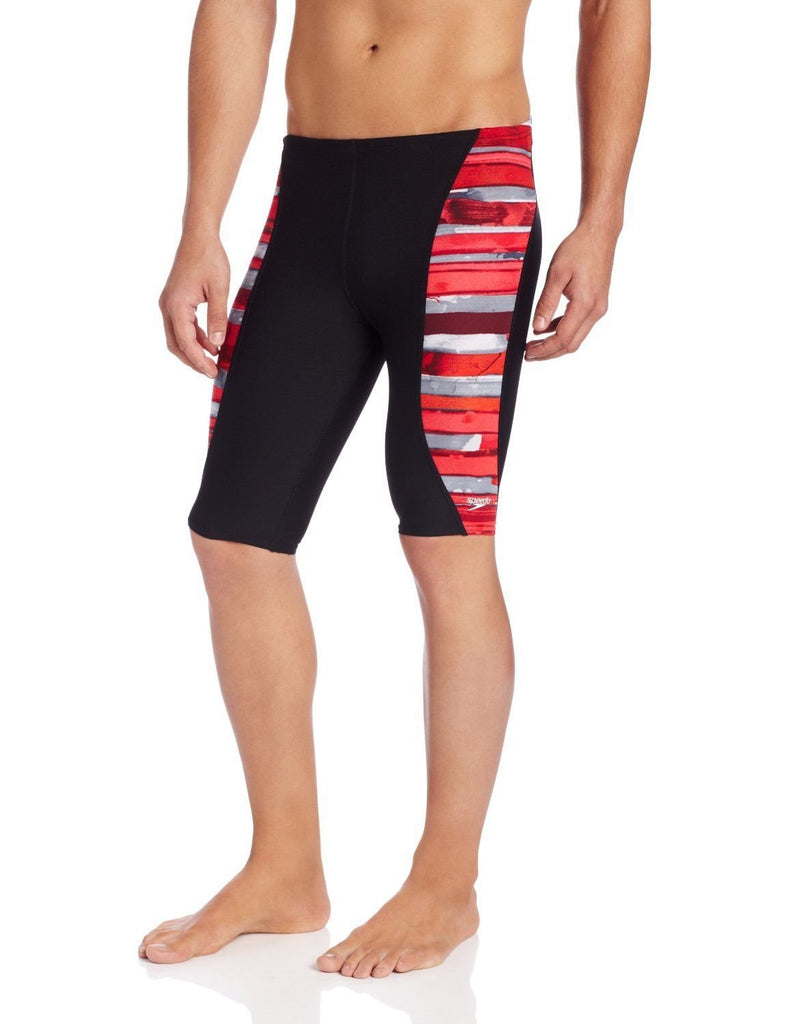 Speedo Boys Swimsuit Color Stroke Jammer RED 20-28