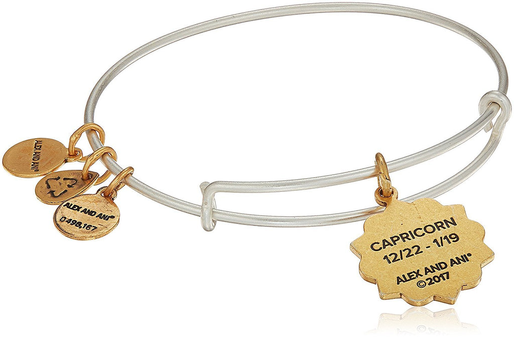 Alex and Ani Women's Capricorn Two Tone Bangle Bracelet