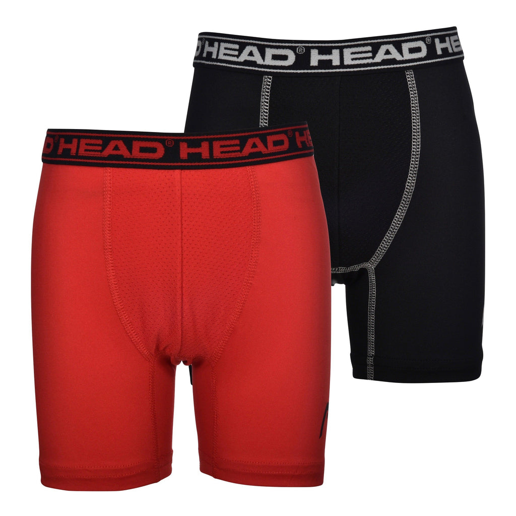 HEAD Boys' Boxer Briefs 4 Pack Performance Dri Fusion Tech Compression