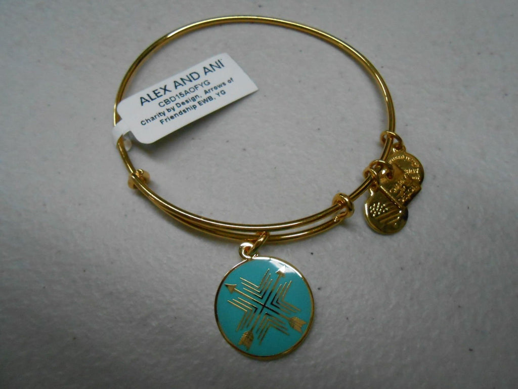 Alex and Ani Charity by Design Arrows of Friendship Expandable Bangle Bracelet