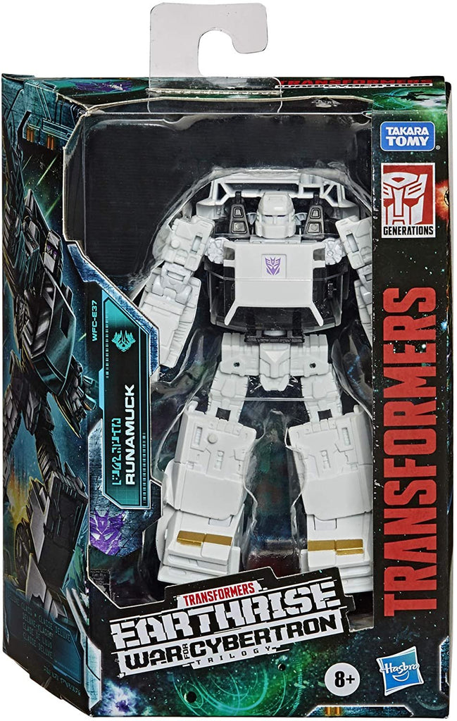 Transformers Toys Generations War for Cybertron: Earthrise Deluxe WFC-E37 Fan-Voted Runamuck Action Figure - Kids Ages 8 and Up, 5.5-inch