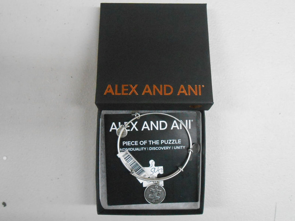 Alex and Ani Charity by Design Piece of The Puzzle National Autism Association Bangle Bracelet