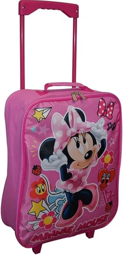 Disney Minnie Mouse 15" Collapsible Wheeled Pilot Case - Rolling Luggage Carry-On