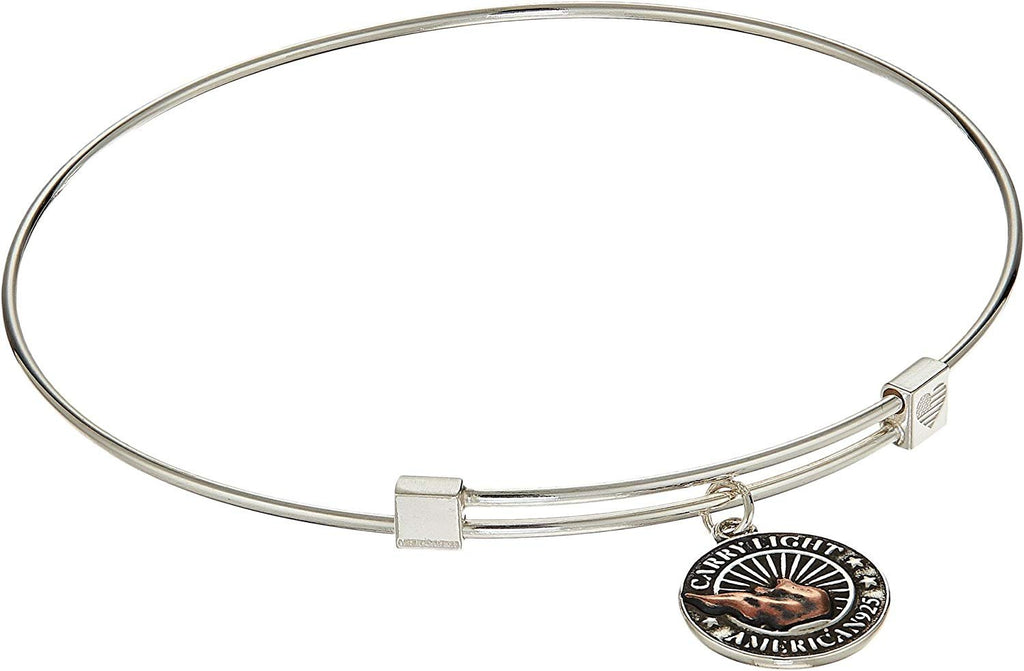 Alex and Ani Women's Liberty Copper Carry LightÂ¿ Thin Bangle