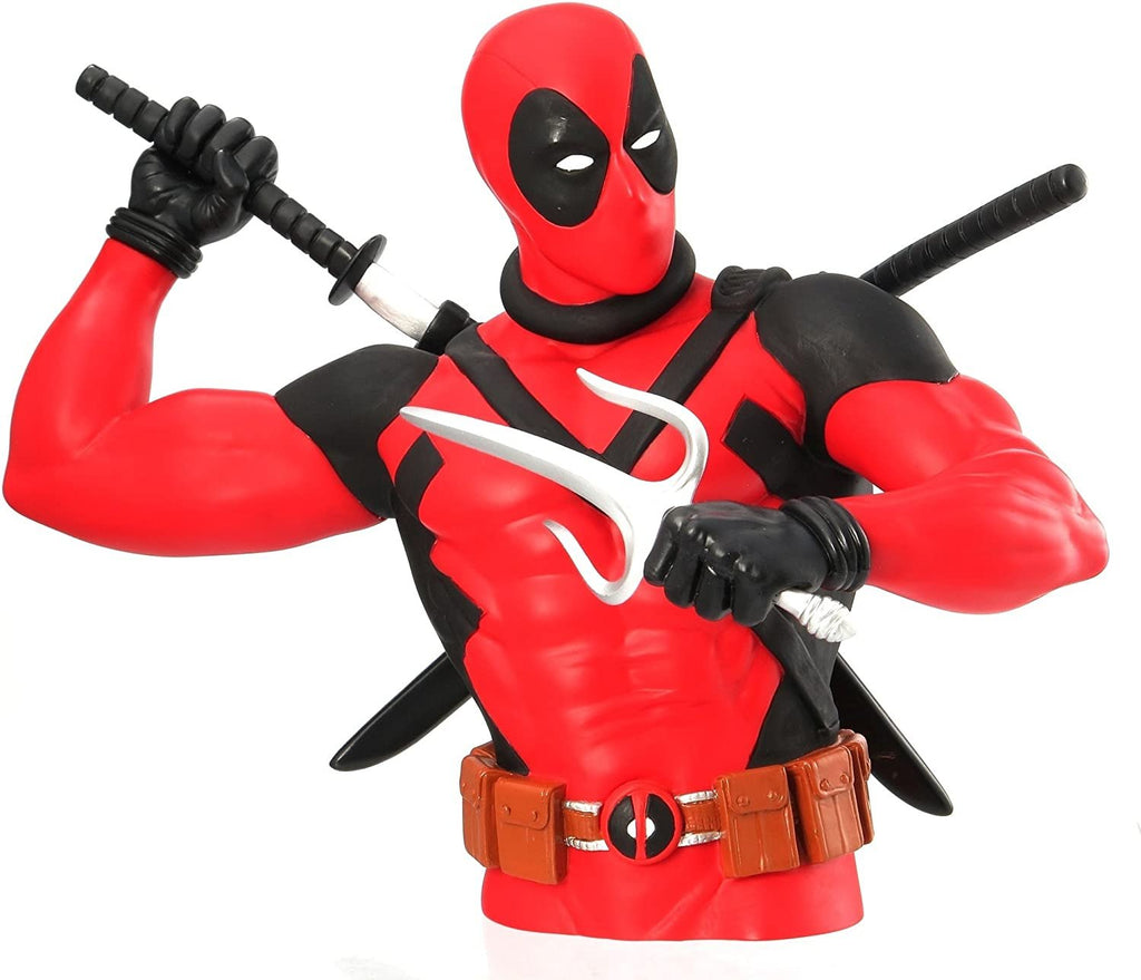 Marvel New Deadpool Bust Bank Action Figure