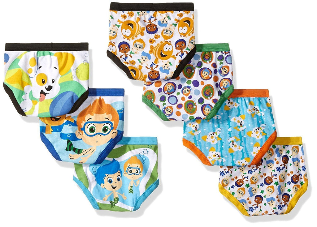 Nickelodeon Boys Bubbles Toddler 7pk Underwear,