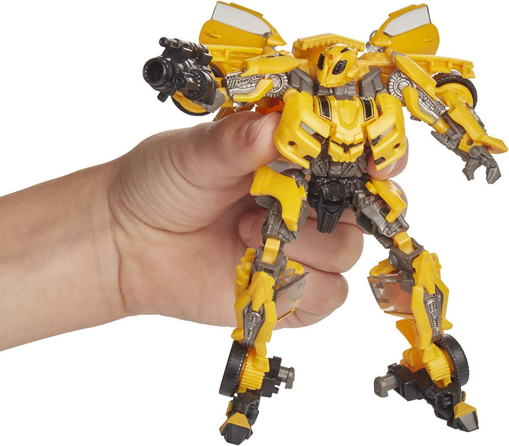 Transformers Toys Studio Series 49 Deluxe Class Movie 1 Bumblebee Action Figure - Kids Ages 8 & Up, 4.5" (Amazon Exclusive)