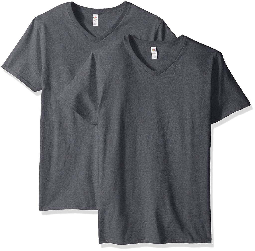 Fruit of the Loom Men's V-Neck T-Shirt (4 Pack)