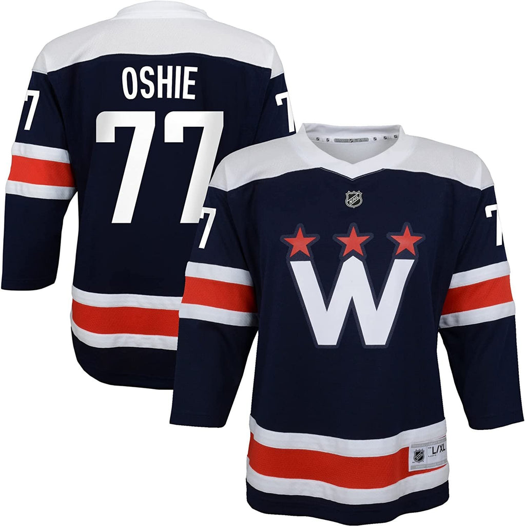 TJ Oshie Washington Capitals #77 Navy Youth 8-20 Winter Classic Replica Jersey