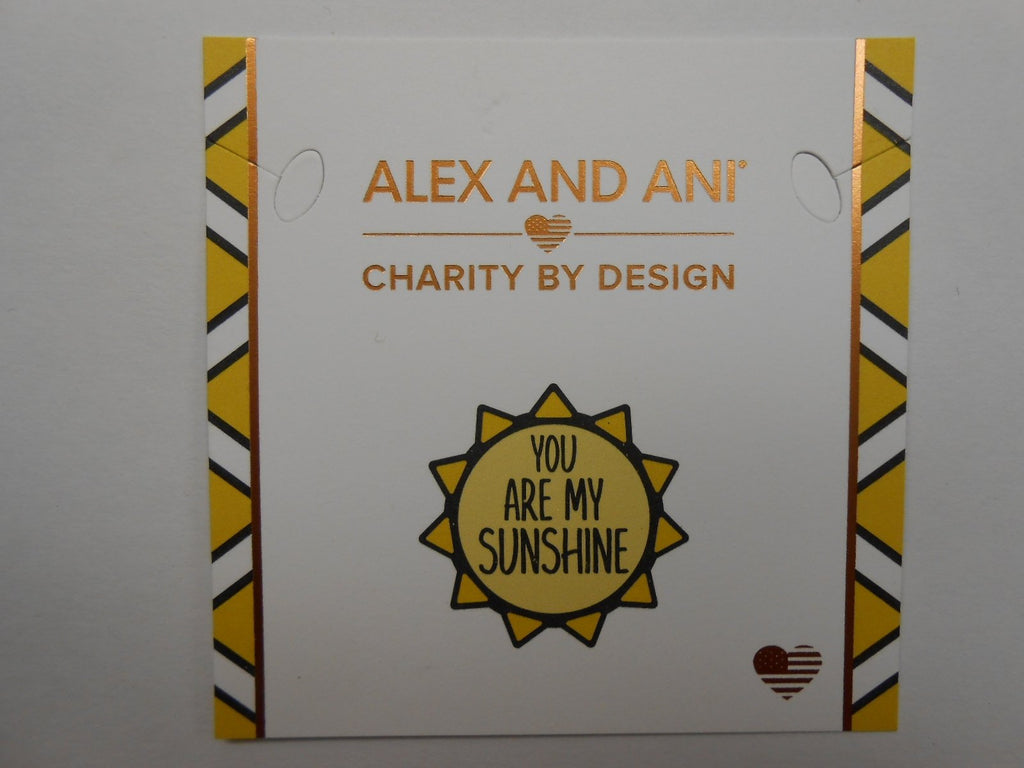 Alex and Ani Womens Charity by Design You are My Sunshine Bangle