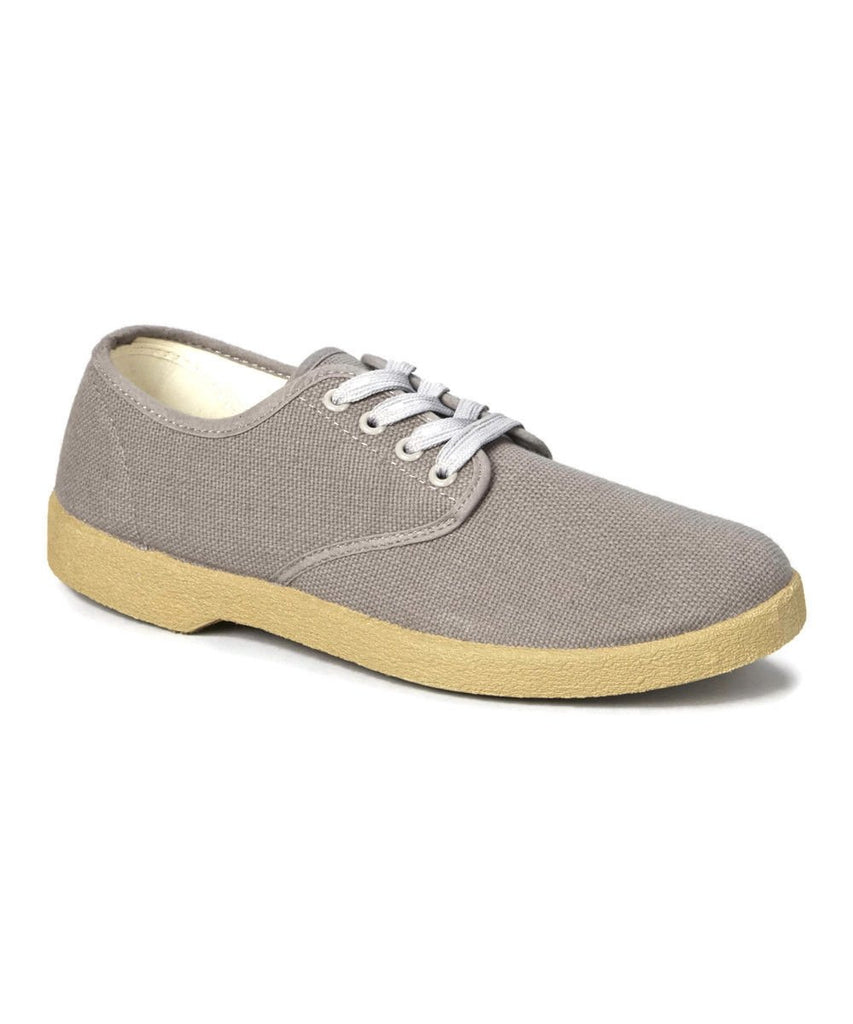 Zig Zag Canvas Oxford Shoes Gray Winos Sizes 6.5-13 NEW