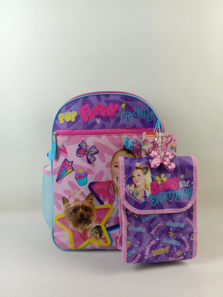 JoJo Backpack, Lunch Bag, Water Bottle 5-Piece Combo Set