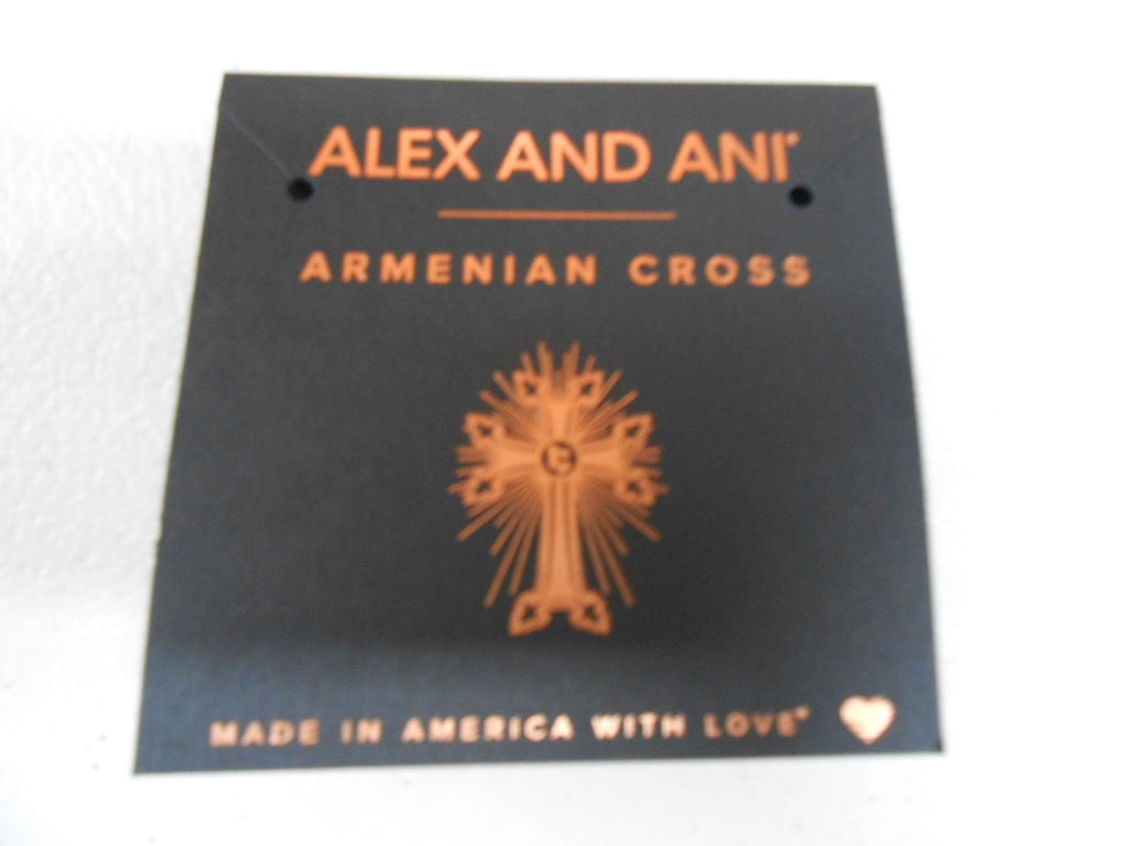 Alex and Ani Armenian Cross III Expandable Rafaelian Bangle Bracelet