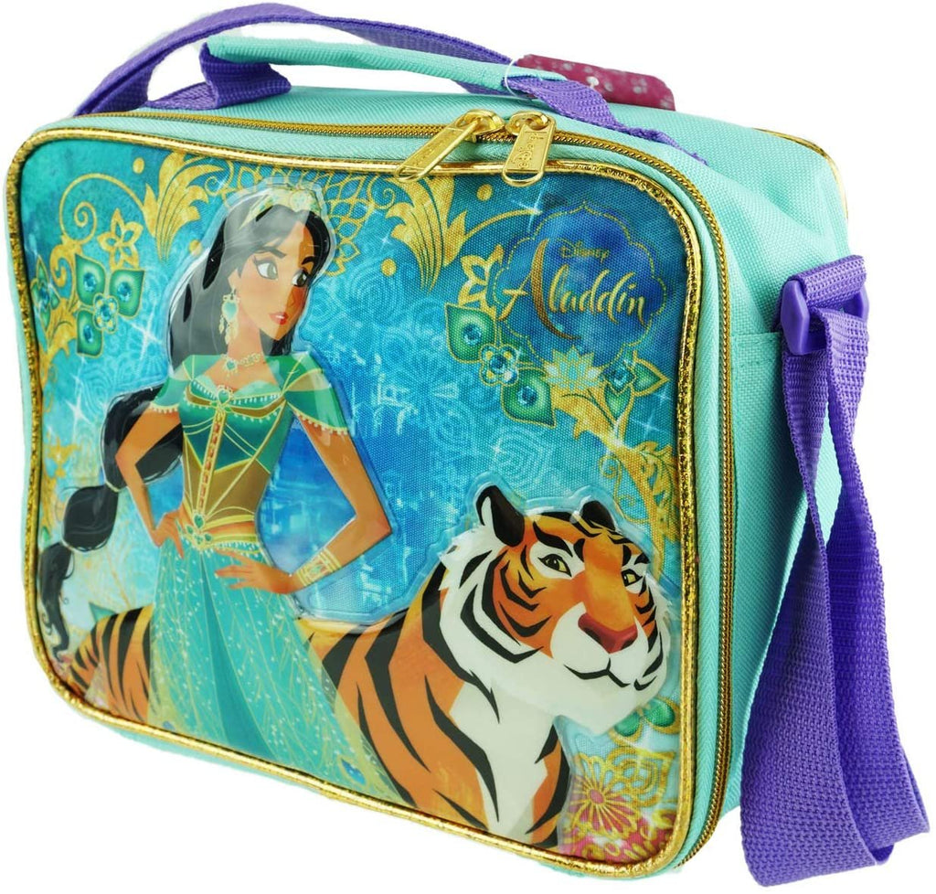 Disney's Princess Jasmine Insulated Lunch Box With Adjustable Shoulder Straps - Magic Lamp - A17328