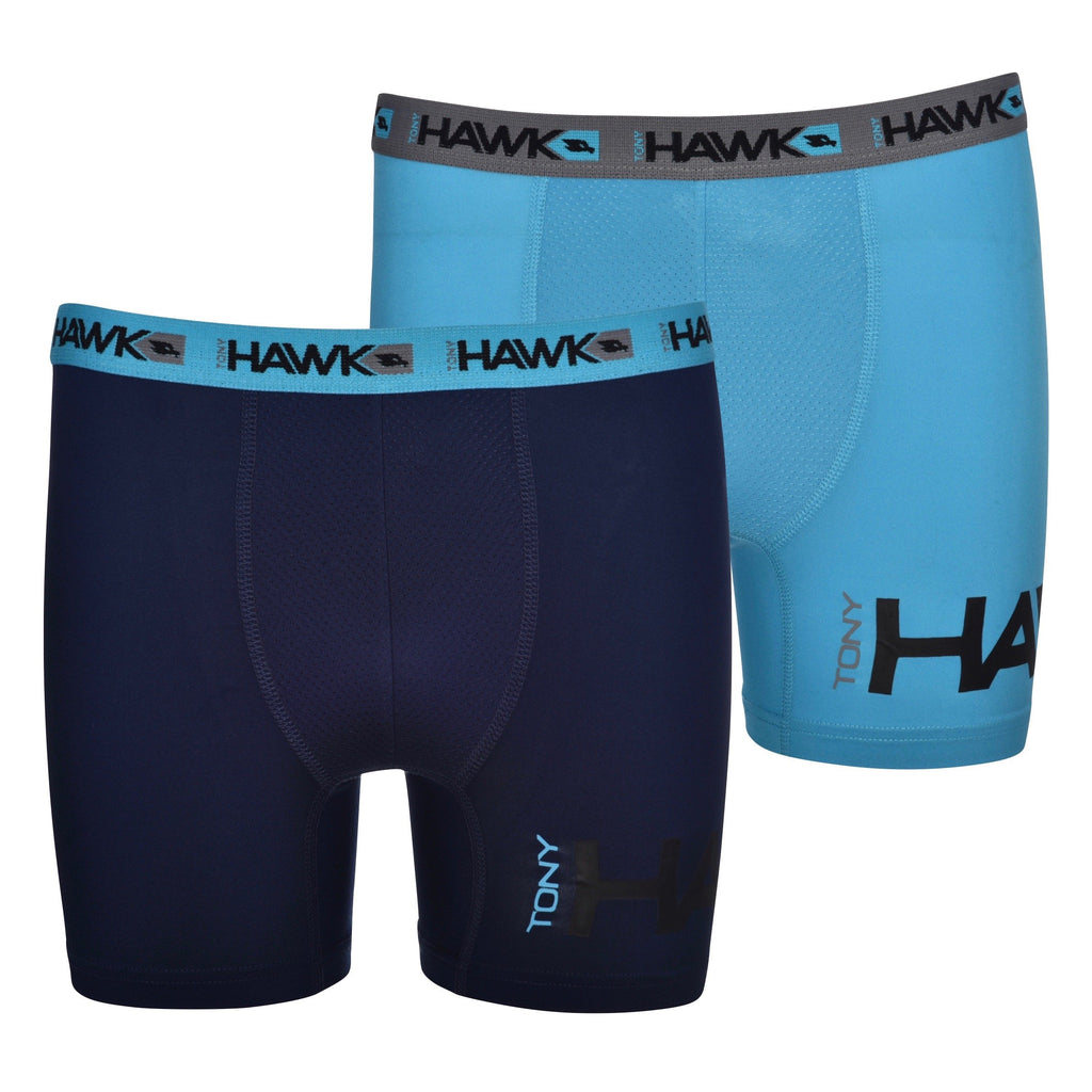 Tony Hawk Boys' Boxer Briefs 4 Pack Performance Dri Fusion Tech Compression