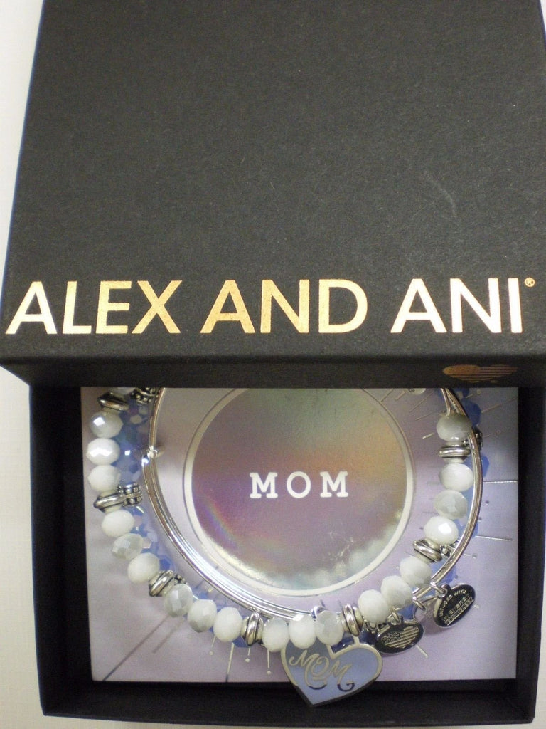 Alex and Ani Color Infusion Set of Three Mom Bangle Bracelet