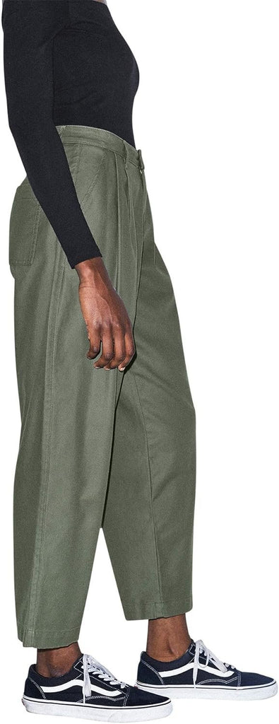 American Apparel Women's Twill Pleated Pant