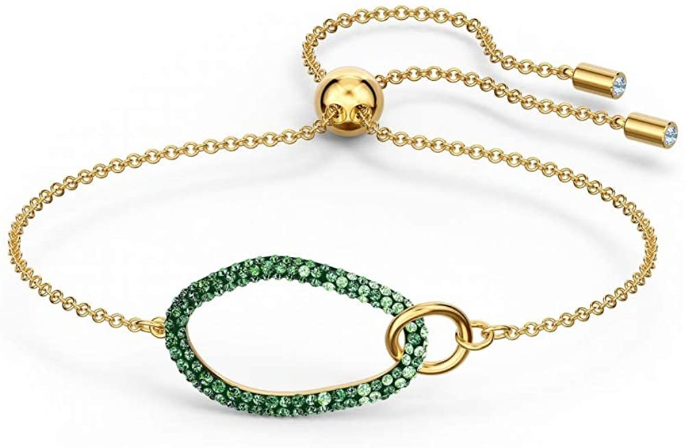 SWAROVSKI The Elements Bracelet 5563935 Green Gold Tone Plated