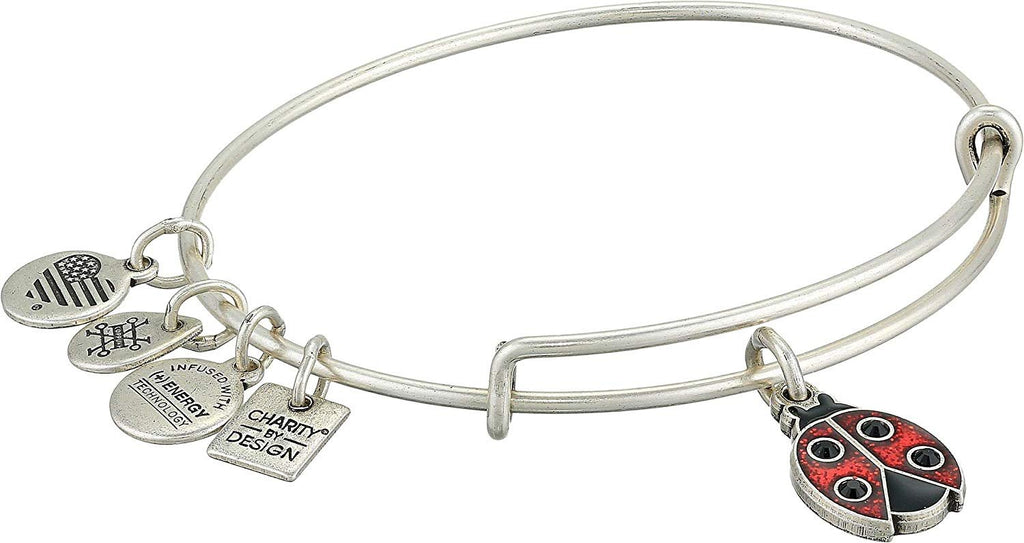 Alex and Ani Women's Charity by Design Ladybug II Bangle Bracelet