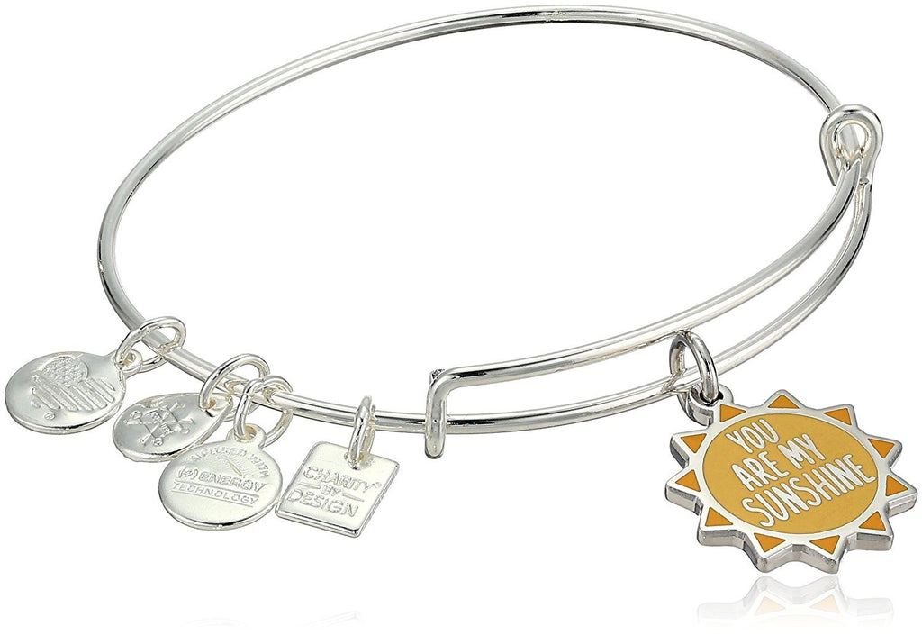 Alex and Ani Womens Charity by Design You are My Sunshine Bangle