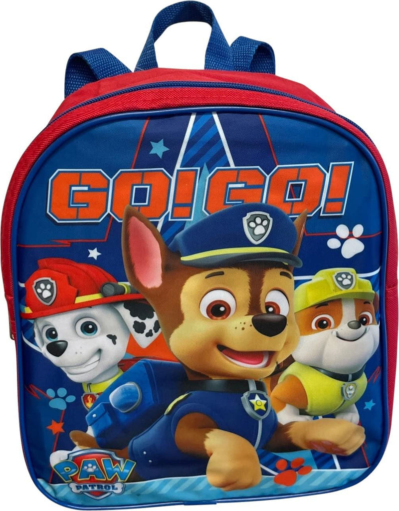 Paw Patrol Toddle Boy 12 Inch Mini Backpack (Red-Blue)