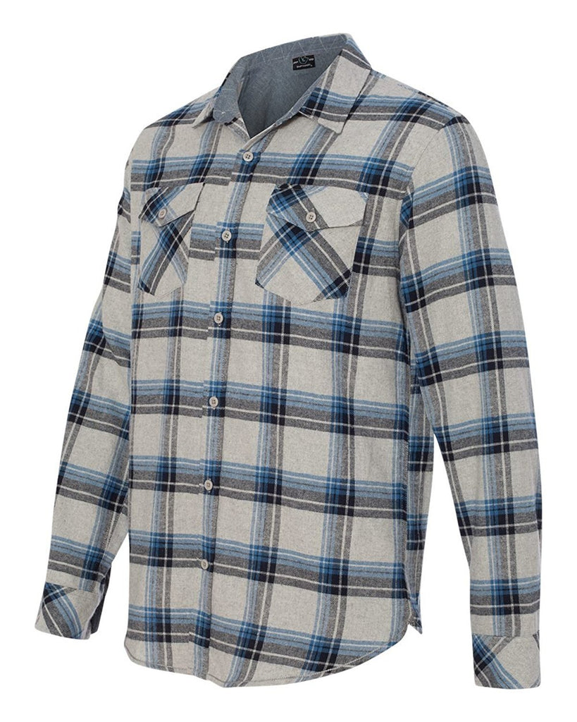 Burnside Mens Long Sleeve Button Down Flannel Shirt B8210