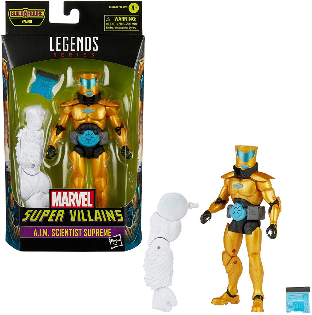 Marvel Hasbro Legends Series 6-inch Collectible Action A.I.M. Scientist Supreme Figure and 1 Accessory and 1 Build-A-Figure Part