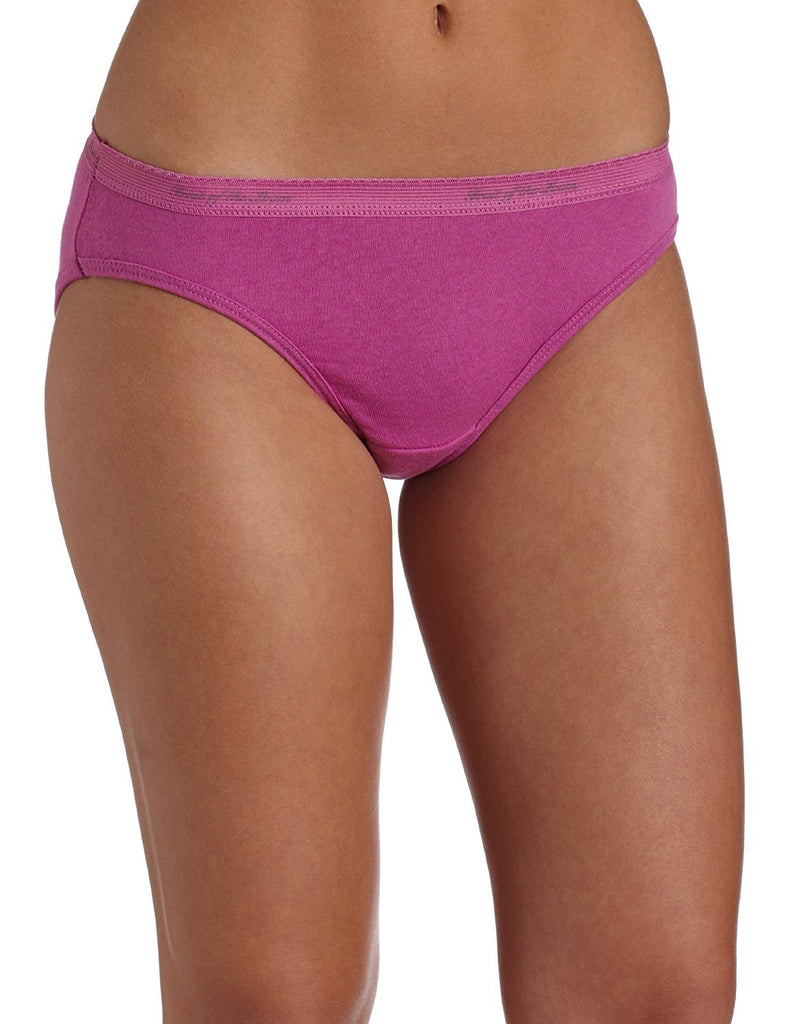 Fruit of the Loom Women's 6-Pack Cotton Bikini Panties