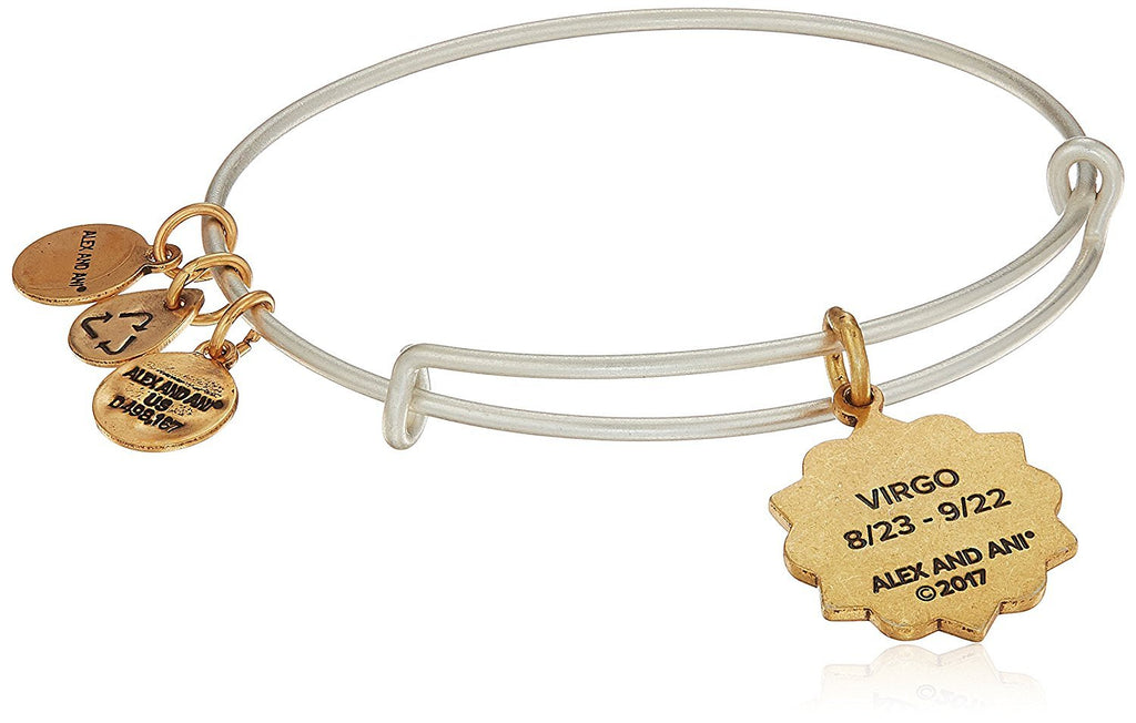 Alex and Ani Virgo Two Tone Bangle Bracelet NWTBC