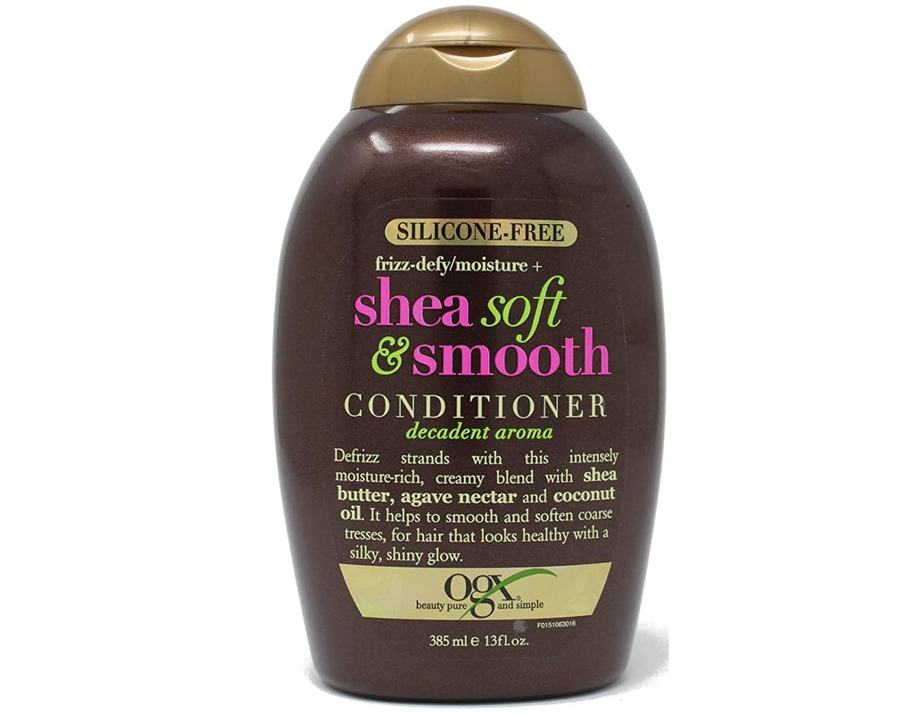 Ogx Conditioner Shea Soft & Smooth Frizz Defy 13 Ounce (385ml) (6 Pack)