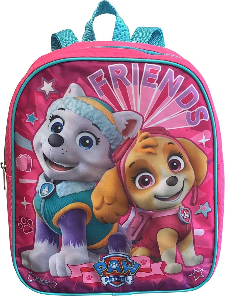 Paw Patrol Toddle Girl 12 Inch Mini Backpack (Pink-Blue)