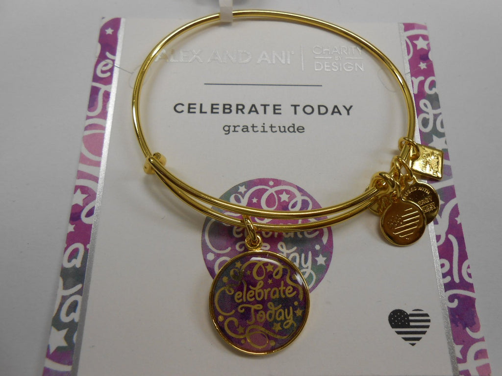 Alex and Ani Womens Charity by Design Celebrate Today - American Cancer Society Bracelet