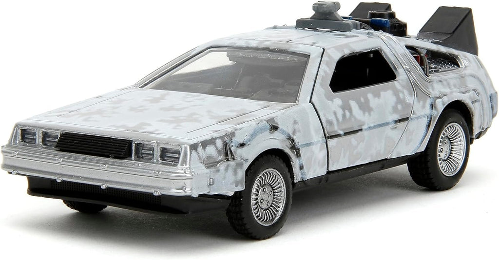 Back to The Future 1:32 Time Machine Frost Die-Cast Car, Toys for Kids and Adults