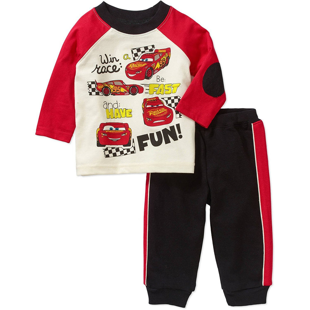 Lightning McQueen Cars Baby Boys Shirt and Pant 2 Piece Outfit Set