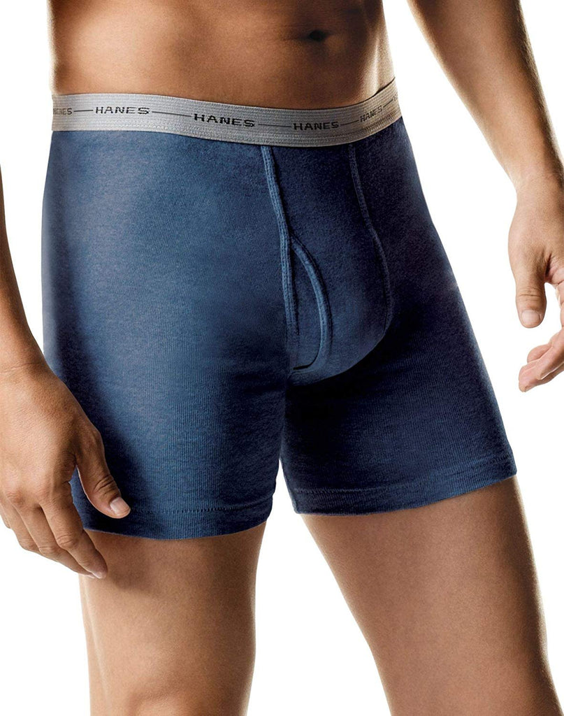 Hanes Mens Jordan Collector Boxer Brief with Comfort Flex 6-Pack (2349E6)