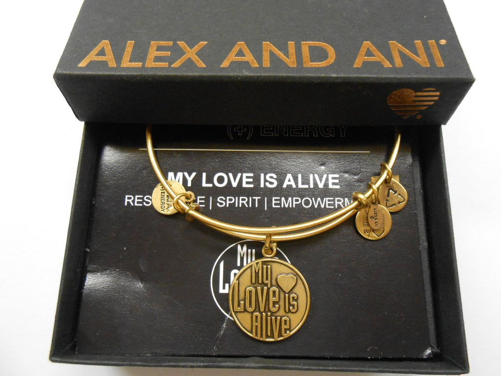 Alex and Ani Charity by Design My Love is Alive Bangle Bracelet