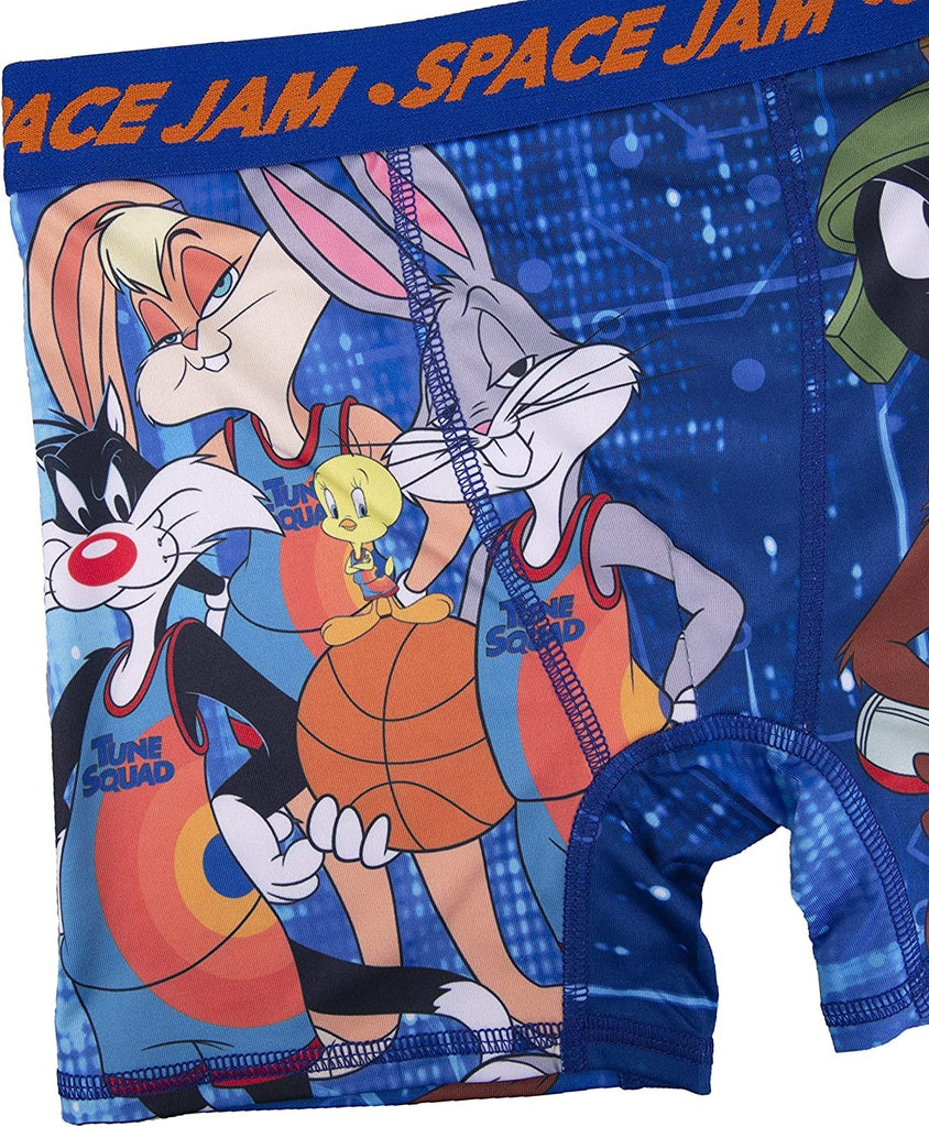 Handcraft Space Jam 4-Pack Athletic Boxer Briefs Spandex Looney Tunes Underwear 8 Assorted