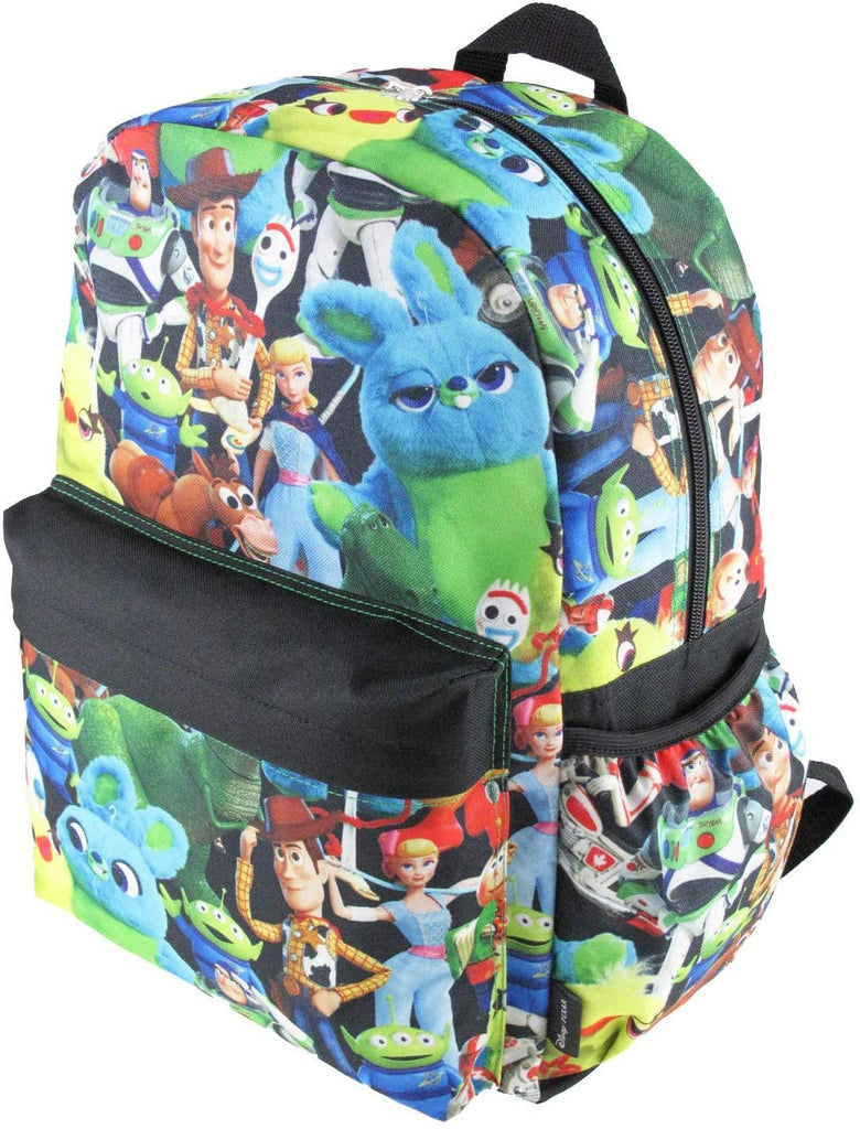 Toy Story 4-16 inch All Over Print Deluxe Backpack With Laptop Compartment